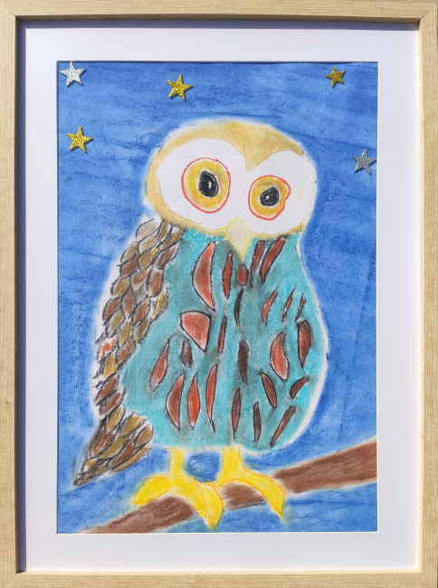 art thérapie hibou enfant anti cauchemar